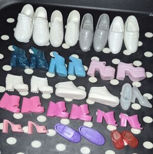 Barbie Shoes Lot